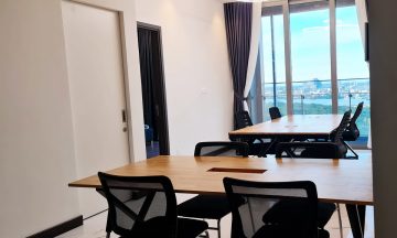 Cho thuê căn hộ Empire City 1 phòng ngủ view sông Linden không nội thất