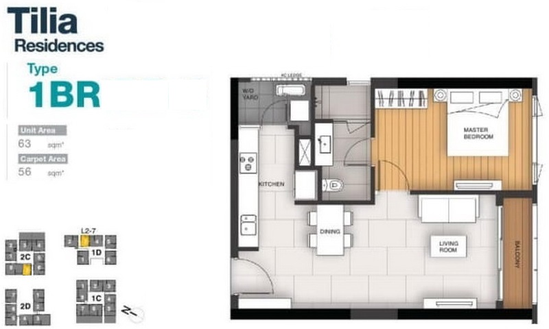 Bán căn hộ Empire City 1 phòng ngủ lầu 2 block Tilia có nội thất đầy đủ