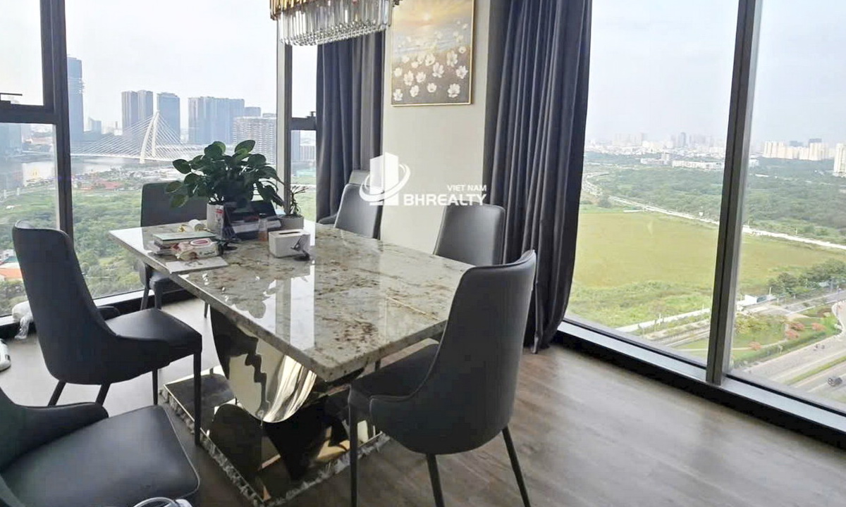 Duplex Empire City cho thuê tầng cao tháp Tilia nhà đẹp 4 phòng ngủ view sông - Ảnh 5