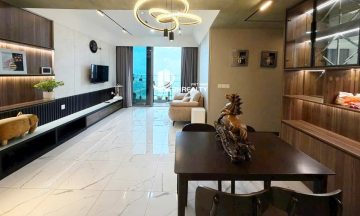 Căn hộ 2 phòng ngủ nhà đẹp cho thuê Empire City lầu cao khu Tilia view L81