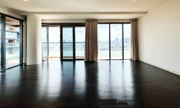 Căn hộ Empire City bán view sông 3 phòng ngủ tầng cao tháp Cove nhà trống